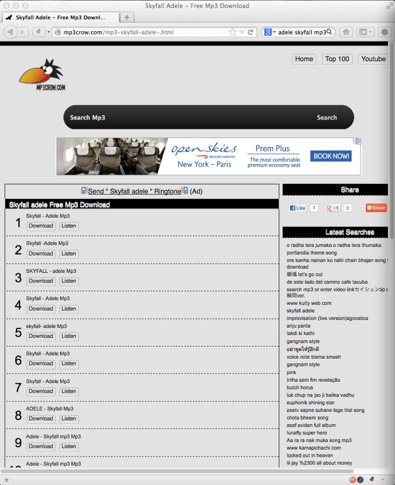 adeleBristishAirmp3crow