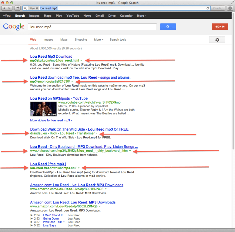 LouReedGoogleSearch