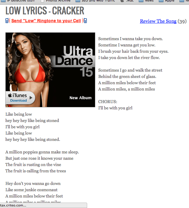 Exhibit 2 Cracker licensed lyric site