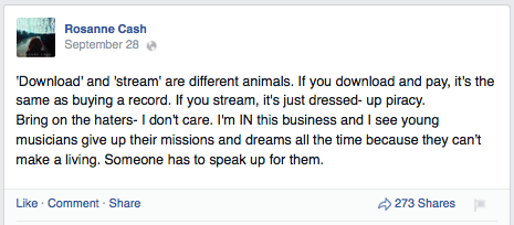 RosanneCashStreaming