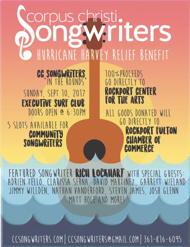 harvey relief concert cc