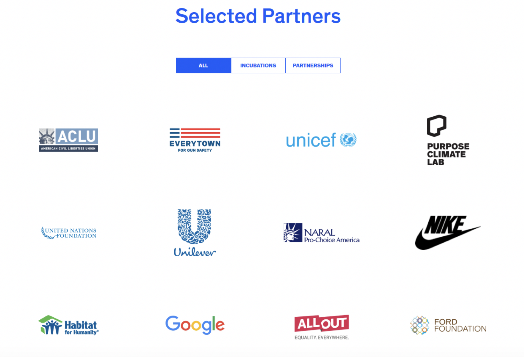 List of Partners at Purpose Campaigns LLC